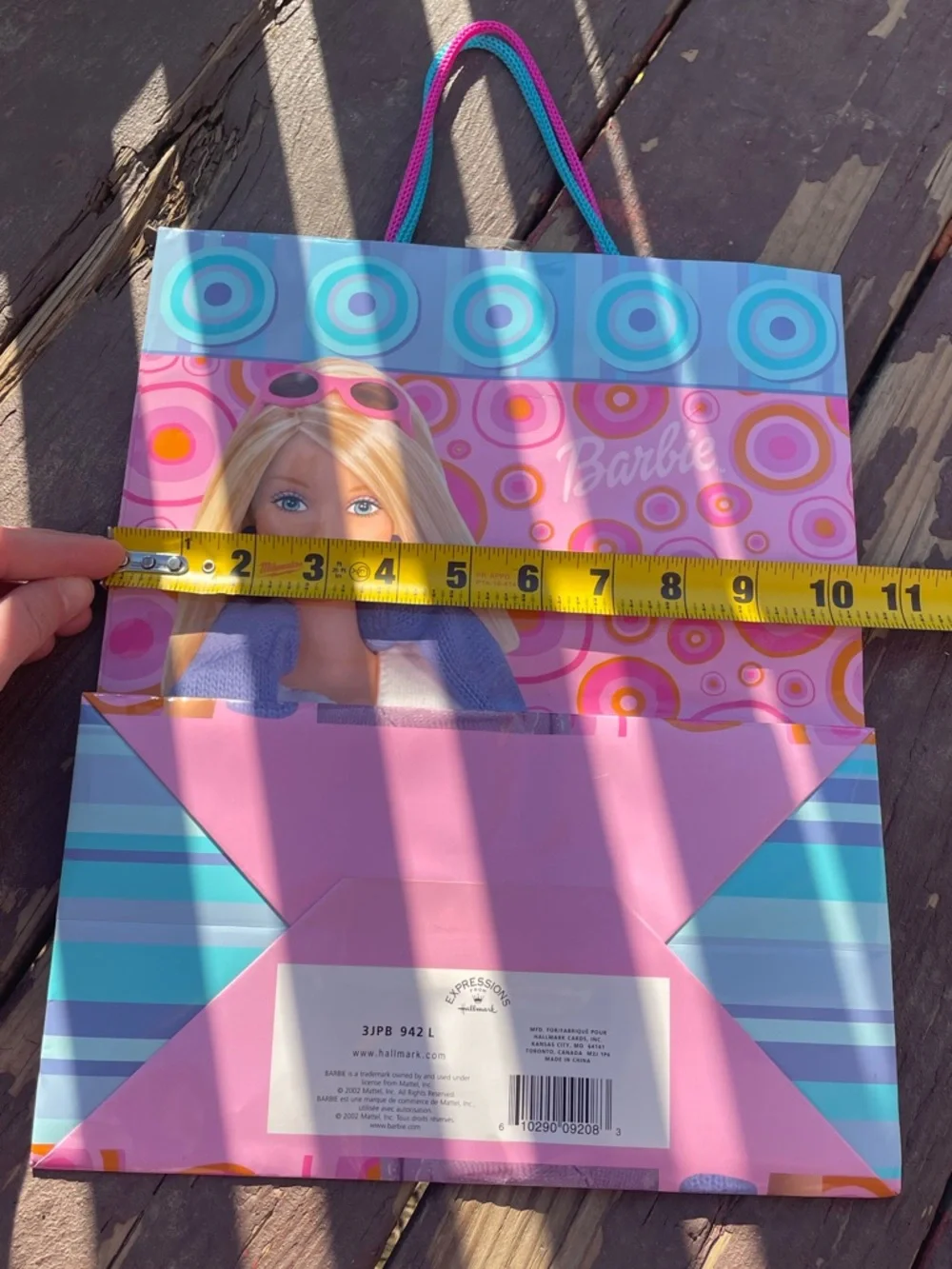 Vintage Mattel Barbie Hallmark Expressions Gift Bag Birthday Party Rare